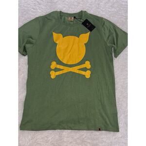 Porc Men’s Sz. L Green, Classic Front Logo Tee. Excellent Quality, New W/ Tags